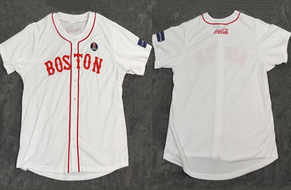 Men's White Boston Red Sox BOSTON STRONG Stitched Baseball Jersey